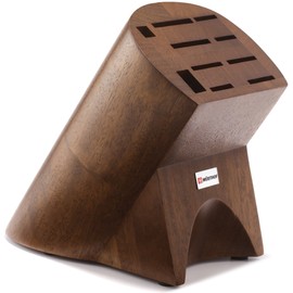 10-Slot Burmese Walnut Knife Block