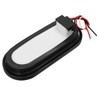 Partsam 2pcs 6 inch Oval Amber LED Trailer Lights 24LED,