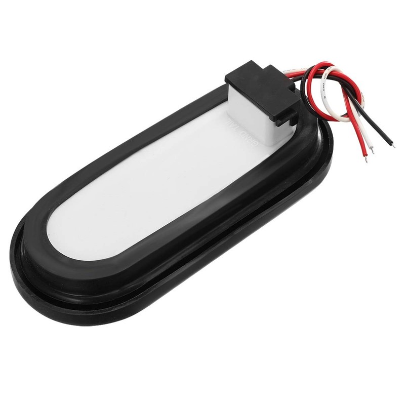 Partsam 2pcs 6 inch Oval Amber LED Trailer Lights 24LED,