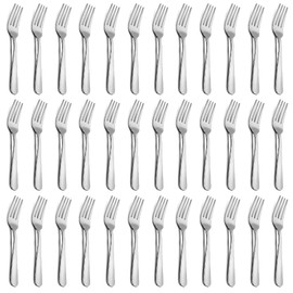 36-Piece Dinner Forks Set, Funnydin 7.1 Inches Stainless Steel Forks Silverware, Durable Table Forks Set, Use for Home, Kitchen and Restaurant - Mirror Polished, Dishwasher Safe