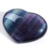 AWARDSEN 45 mm Fluorite Crystal Heart, Big Healing Crystals Stone,