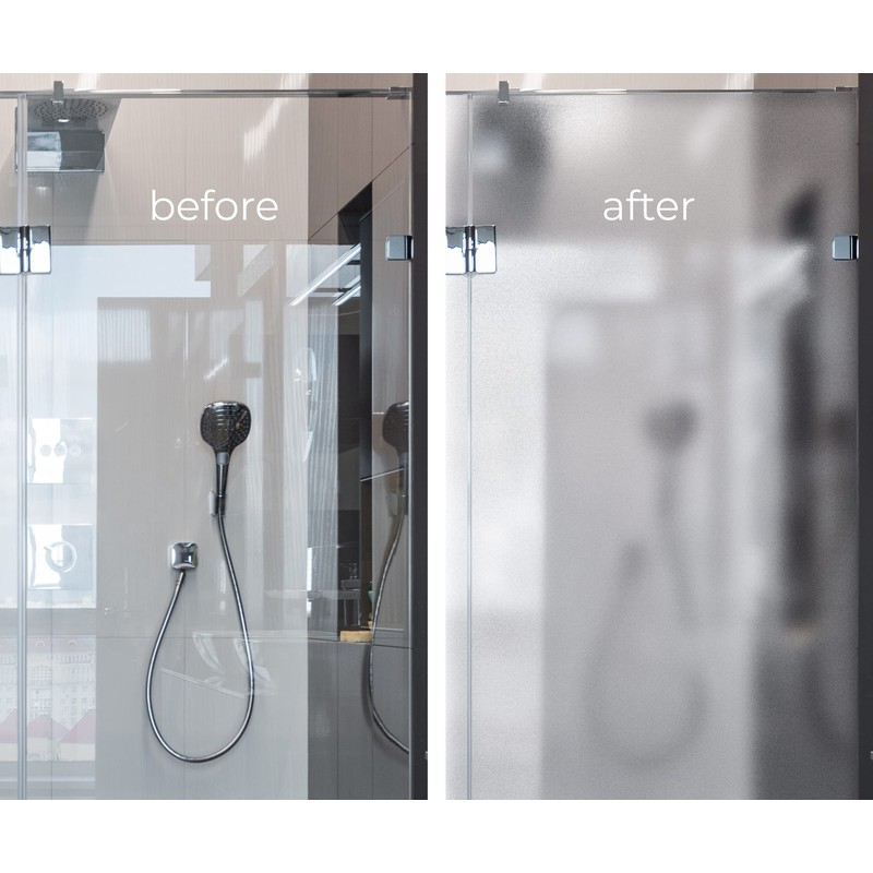 VViViD Dry-Apply Frosted Window Film with Air-Release, Privacy Vinyl (36”