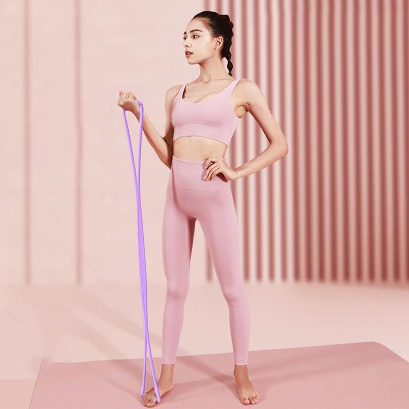 Exercise Resistance Bands,8 Shaped Resistance Exercise Bands - Body Stretching