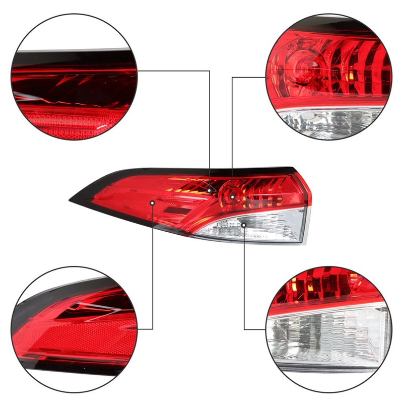 labwork Driver Side Outer Tail Light Replacement for Toyota Corolla