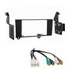 Generic Black ABS Double Din Radio Installation Kit for 1995-2000