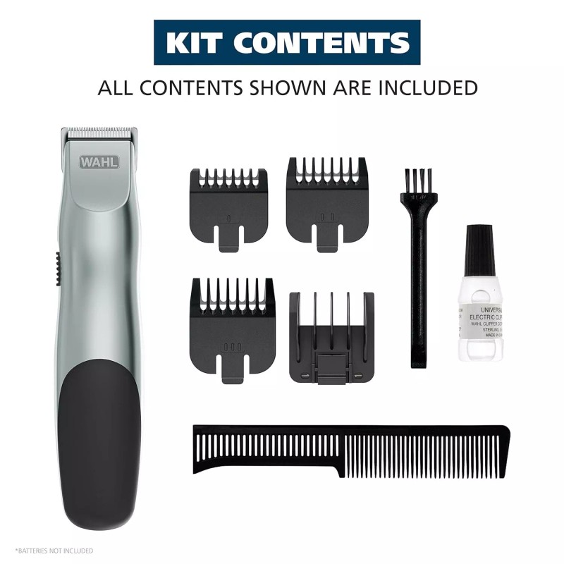 Wahl Clipper Groomsman Trimmer for Men Beard Mustache Stubble Battery