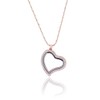 BG247 Floating Locket (Rose Gold Heart)