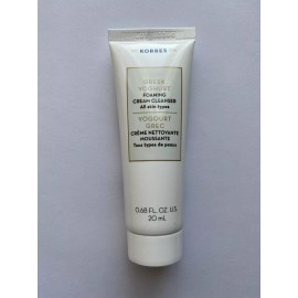 Korres Greek Yoghurt Foaming Cream Cleanser Mini Travel Sample 0.68oz 20ml