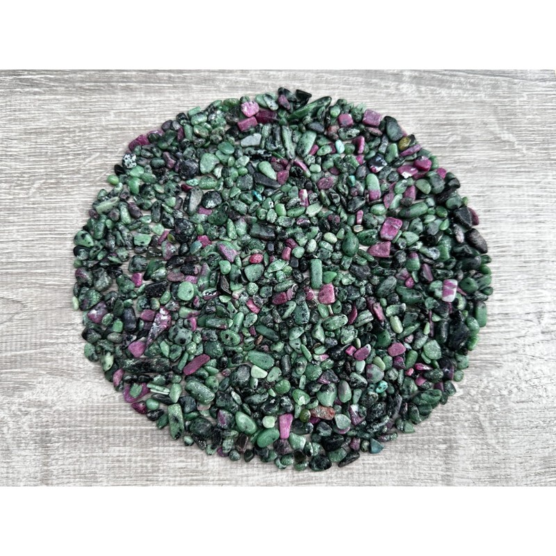 GAF TREASURES Wholesale Natural Semi Tumbled Ruby Zoisite Gemstone Chips,