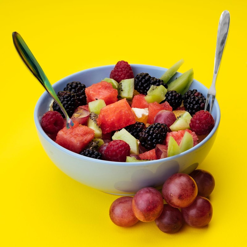 NILLOS Mini Fruit Forks, 5 PCS Stainless Steel Fruit Fork