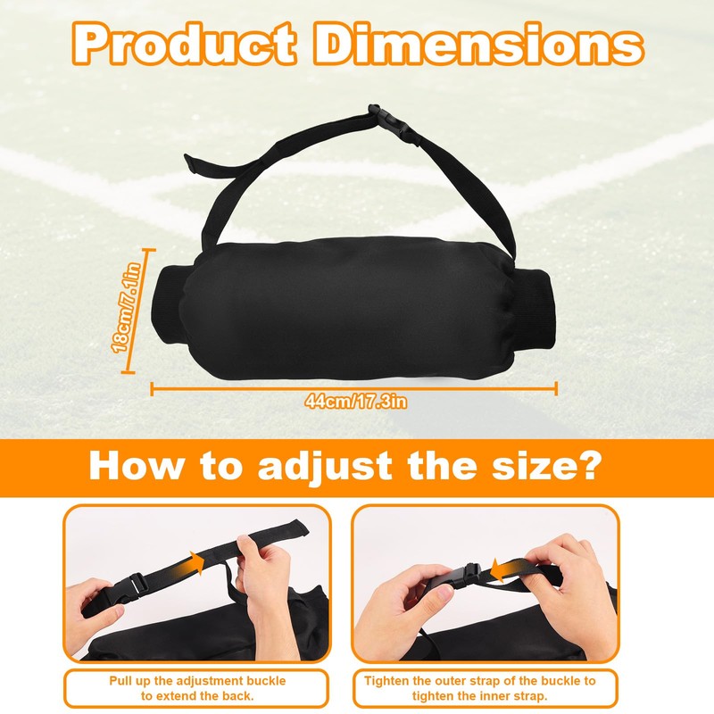Football Hand Warmer Pouch, Polyester Windproof Football Hand Muffs Warmer