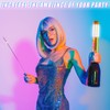 Civaner 4 Pcs Upgrade Bottle Service Lights LED Strobe Baton