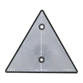 GG Grand General 99552 6 X 5-1/4 Inches Clear Triangle Shape Two Hole Reflector