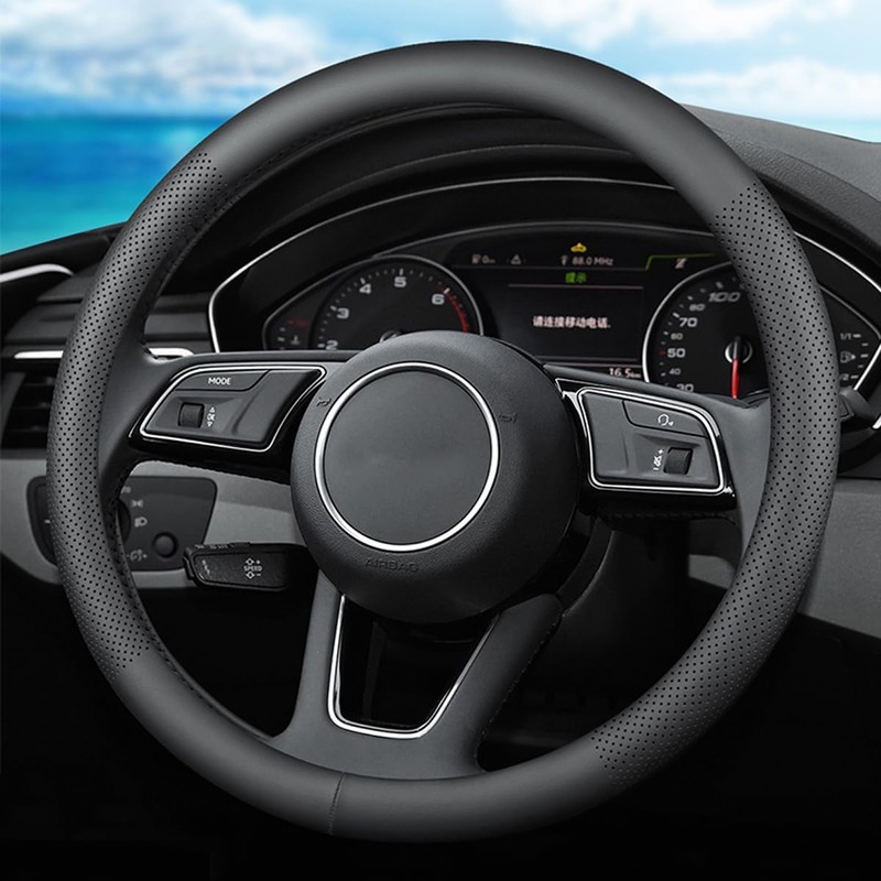 XHRING Car Steering Wheel Cover for Land Rover Defender Discovery