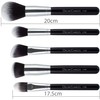 Oscar Charles Professional Makeup Brush Set 12 Pieces {Silver}