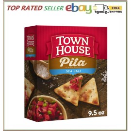 Kellogg's Town House Sea Salt Pita Oven Baked Crackers 9.5 oz