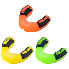 Mundschutz für Kinder, Rugby, Boxen, Kinder, 6, 7, 8, 9, 10, 11 Jahre, Junior Karate, Kumite, Kinder, Basketball, Jungen, Boxen, Muay Thai, Kickboxen, American Football, Kinder, Junior Silikon (3