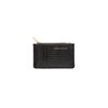 Estella Bartlett Black Croc Card Purse