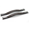 LatchWell NEW Black & Wood Interior Door Pull Straps /