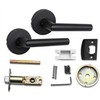 Berlin Modisch Passage Lever Door Handle Sleek Round Non-Locking Lever