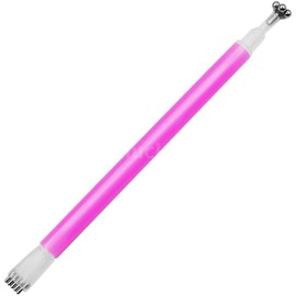 Nail Cat Eye Magnet Slice Double Head Magnet Stick Tool For 3D Magnetic Cat Eye Gel Magic Nail Art Manicure Professional Nail Art (Pink)