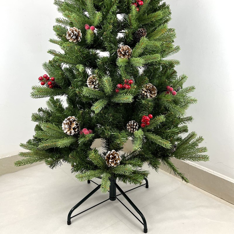 YUNSTK 35cm Christmas Tree Stand for Artificial Trees, Metal Xmas