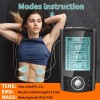 Tens/ems/massage Electroestimulador Pulso Recargable 36modos