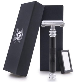 Klassischer Rasierhobel / Sicherheitsrasierer, Butterfly, zweischneidige Klinge