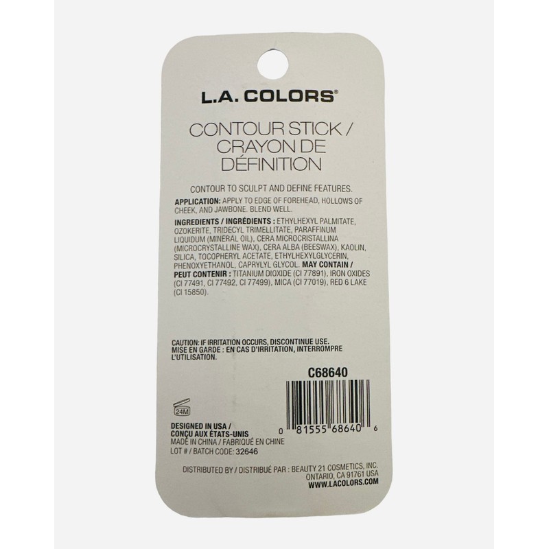 L.A. Colors Contour Stick - Dark CBCS289