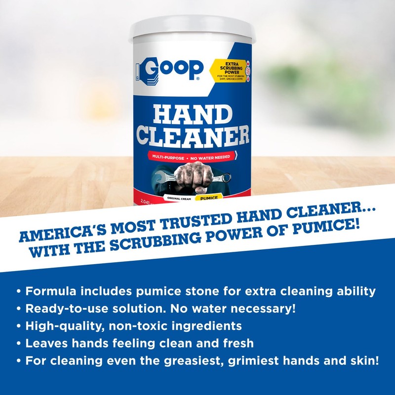 GOOP Hand Cleaner with Pumice 4.5 Lb. Can