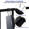 Portable Lock Box, 4-Digit Combination Safe Boxes with Detachable Cable,