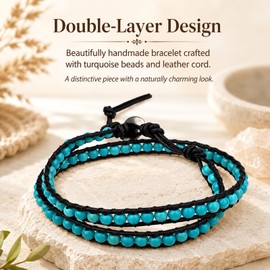 ZILENIU Turquoise Bracelet for Women Men