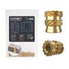 ruthex M2 Threaded Inserts - 70 Pieces RX-M2x4 Brass Heat