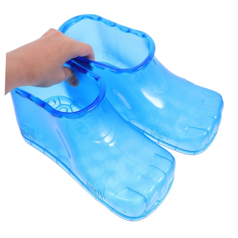 KOMBIUDA 1pair Portable Foot Bath Shoes Creative Foot Soaking Boots
