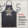 Yora BBQ Apron for Men - Bin am Grillen (German