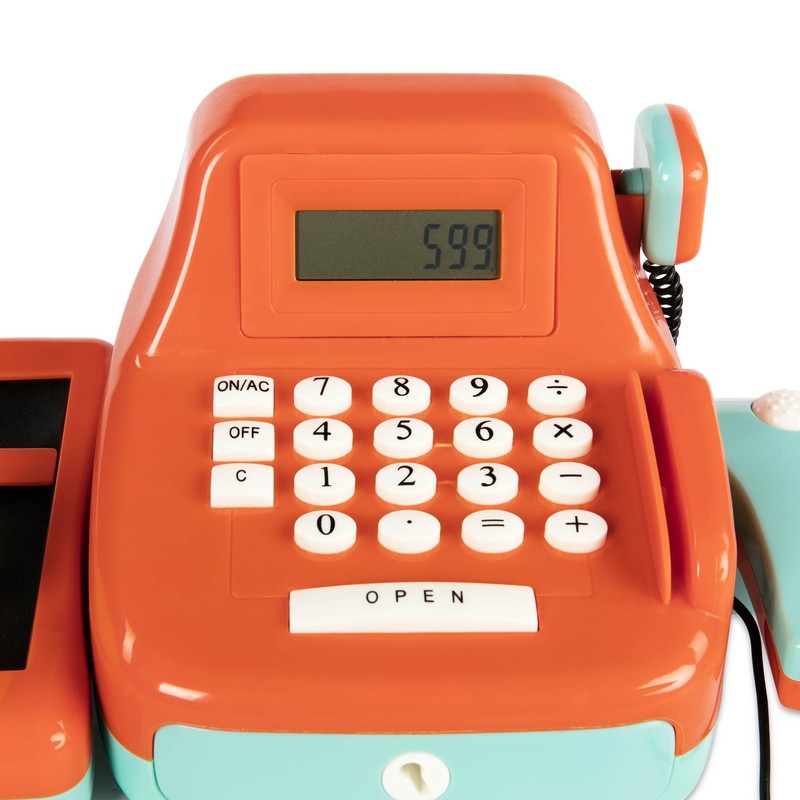 Battat - Interactive Kids Cash Register with Scanner & Sounds