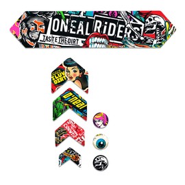 Azonic Frame Guards Kettenstreben Rahmen Schutz Fahrrad MTB Mountain Bike Dekor Downhill Enduro L, 3810-00, Farbe Crank