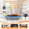 Premium 3FT Foldable Toddler Trampoline for Kids Ages 1-6, 36