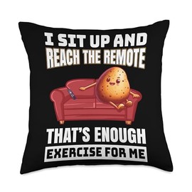 Homebody Couch Potato Throw Pillow