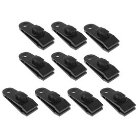 10 Pieces Tent Clips, Tarp Clips, Outdoor Canopy Clips, Solar Sail Clips, Tent Tarp Clips, Awning Accessories