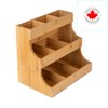 Theodore Vertical Bamboo Tea Organizer – Holds 180 Tea Bags
