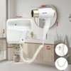 Wall Mounted Hair Dryer for Bathroom - 110V Professional Blow