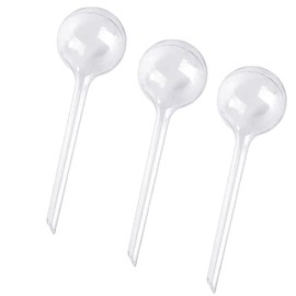 3 Pack Clear Self-Watering Globes – Automatic Watering Bulbs for Indoor and Outdoor Plants, Flowers, and Garden Pots – Transparent Plastic Watering Devices for Houseplants, Vacation Garden Care