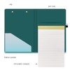 Hongri Mini Clipboard Folio with Refillable Lined Notepad and Interior