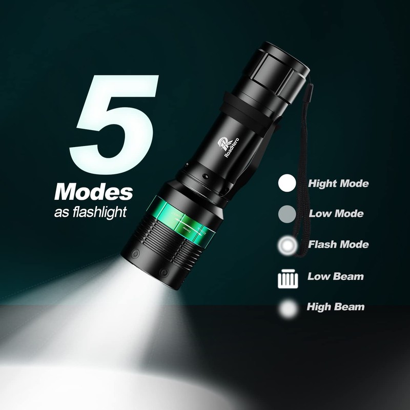 RoadHero 10 Pieces 11 Inch Traffic Wand with Strobe Modes
