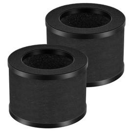 2 Pack TZ-K1 Replacement Filter Compatible with FreAire KN6391, Compatible with ToLife TZ-K1, Compatible with VOOPNU DH-JH12, for MK-01 MK-06, MJ012H, 3-in-1 Filter Replacement for Smoke Pollen, Black