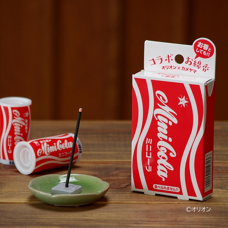 Kameyama Collaboration Incense Sticks Mini Cola Scent R, Approx. 1.1