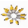 CHCYWJGJ 10PCS Architectural Molding Router Bit Set 1/2 Shank Casing