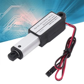 Electric Micro Linear Actuator, Miniature DC Supply, Aluminum ABS Mini Motion Drive for Agricultural Machinery, 12V (21mm)
