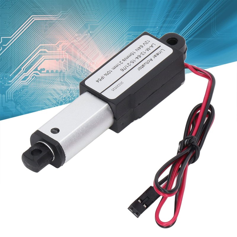 Electric Micro Linear Actuator, Miniature DC Supply, Aluminum ABS Mini